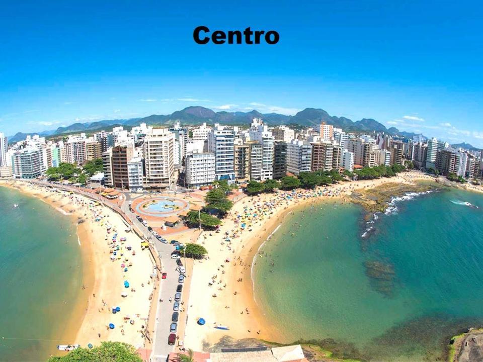 Apartamento Vista Mar 209 - 2 Quartos - Praia Do Morro - Predio Frente Mar - Varanda Com Vista Mar - Elevador - Atravessou A Avenida, Ja Esta Na Praia - Com Garagem - Internet Guarapari Exterior foto